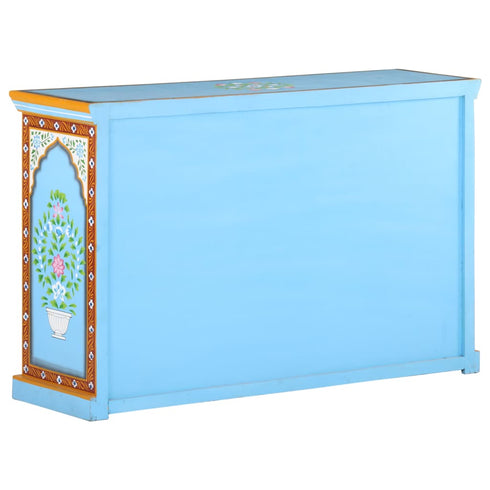 L' Orientaliste -  Hand Painted Sideboard 120x35x76 cm Solid Mango Wood